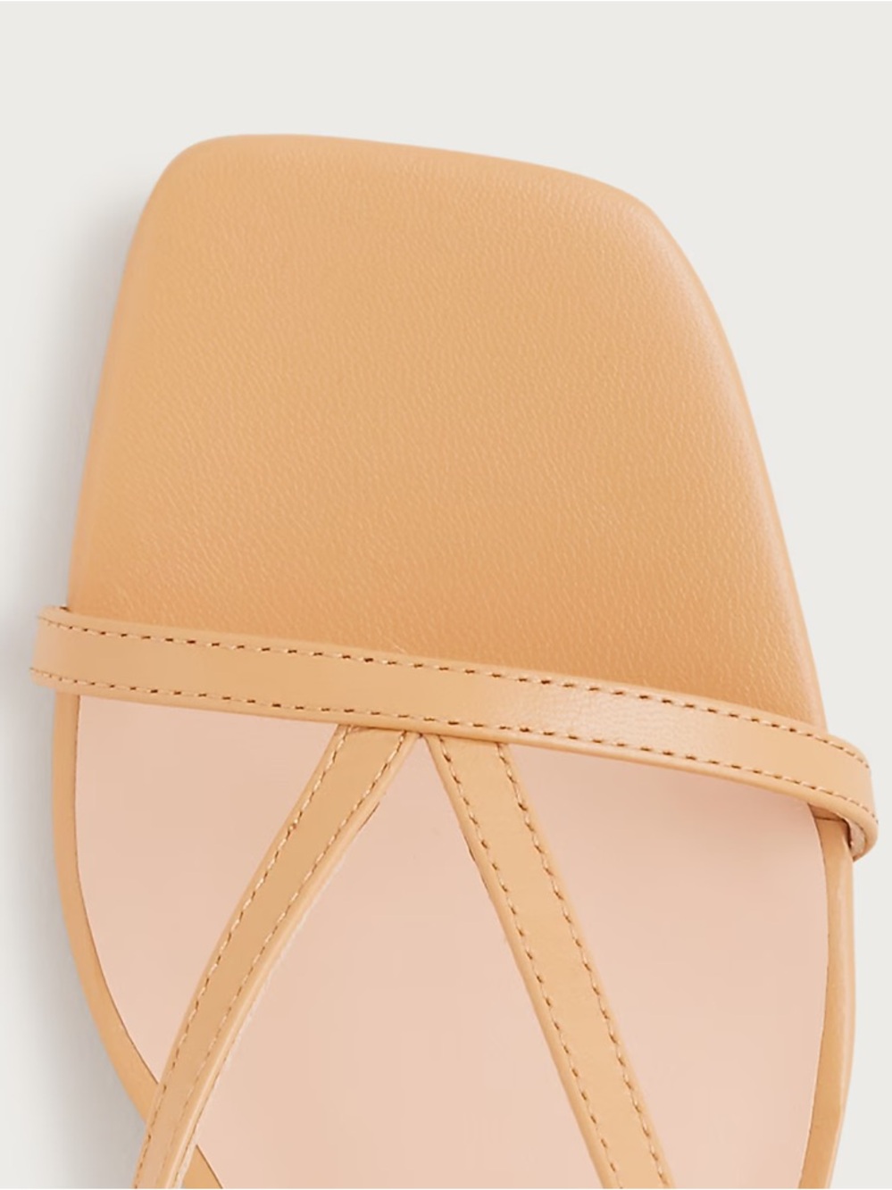 J crew Krista slingback kitten-heel sandals in leather English fawn - Picture 2 of 7